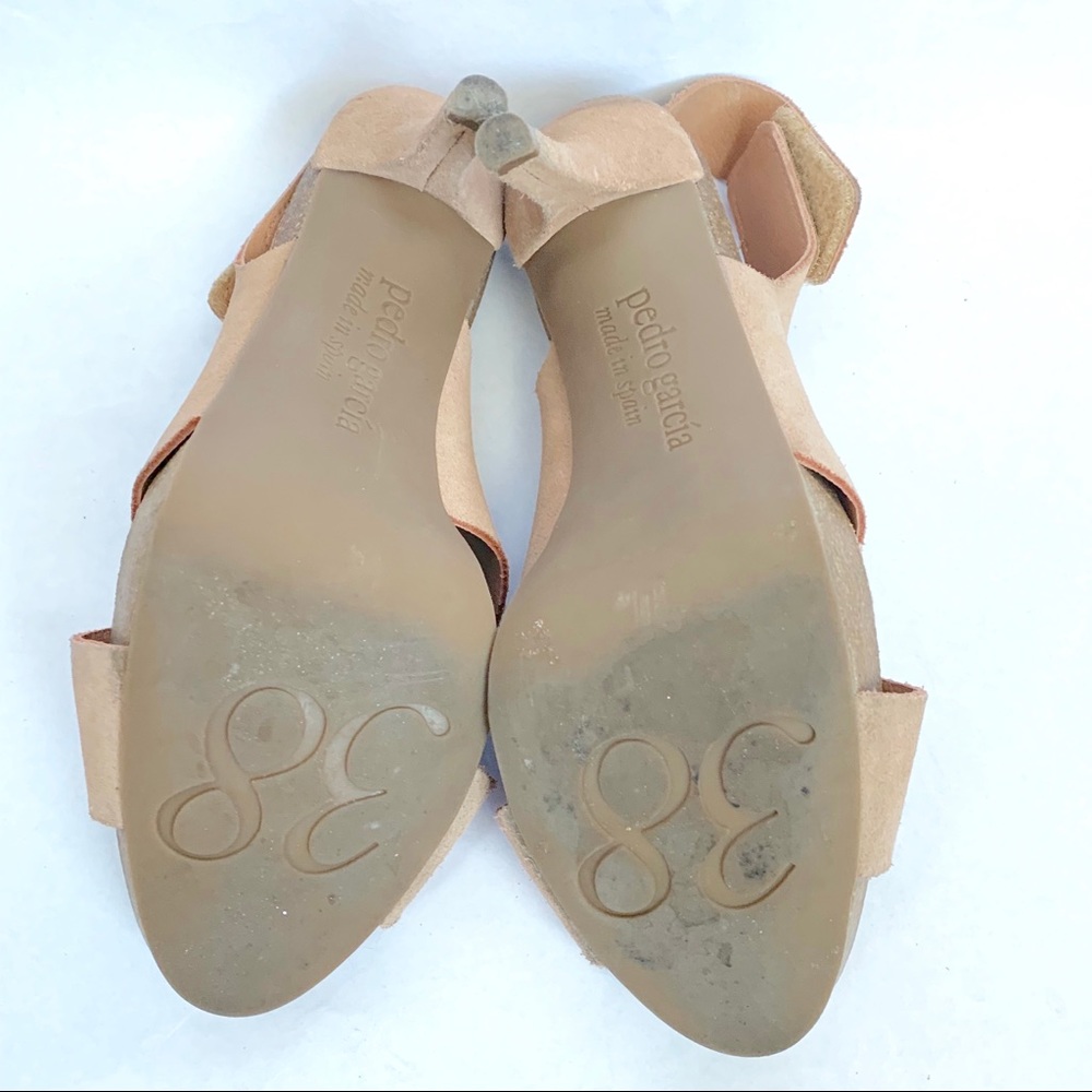Pedro Garcia Camel Suede Slingback Pumps - Picture 3 of 8